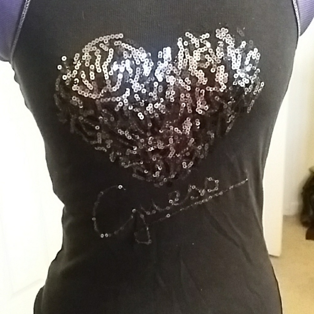 Black sequin top - Picture 2 of 2